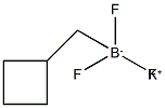 Potassium cyclobutylmethyltrifluoroborate 结构式