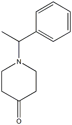 1-(1-phenylethyl)piperidin-4-one 结构式