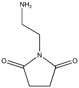 1-(2-aminoethyl)pyrrolidine-2,5-dione 结构式