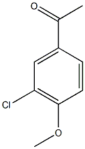 1-(3-chloro-4-methoxyphenyl)ethan-1-one 结构式