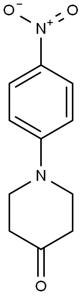 1-(4-nitrophenyl)piperidin-4-one 结构式