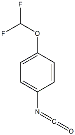 1-(difluoromethoxy)-4-isocyanatobenzene 结构式