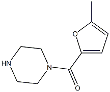 1-[(5-methylfuran-2-yl)carbonyl]piperazine 结构式