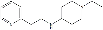 1-ethyl-N-[2-(pyridin-2-yl)ethyl]piperidin-4-amine 结构式