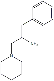 1-phenyl-3-(piperidin-1-yl)propan-2-amine 结构式