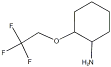 2-(2,2,2-trifluoroethoxy)cyclohexan-1-amine 结构式
