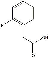 2-(2-fluorophenyl)acetic acid 结构式