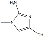 2-amino-1-methyl-1H-imidazol-4-ol 结构式