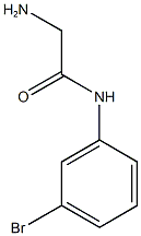 2-amino-N-(3-bromophenyl)acetamide 结构式