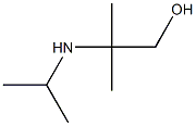 2-methyl-2-(propan-2-ylamino)propan-1-ol 结构式