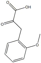 3-(2-methoxyphenyl)-2-oxopropanoic acid 结构式