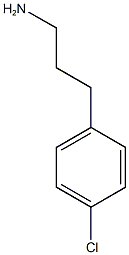 3-(4-chlorophenyl)propan-1-amine 结构式