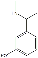 3-[1-(methylamino)ethyl]phenol 结构式