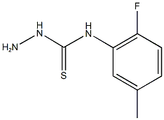 3-amino-1-(2-fluoro-5-methylphenyl)thiourea 结构式