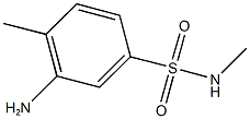 3-amino-N,4-dimethylbenzene-1-sulfonamide 结构式