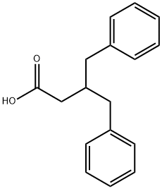 3-benzyl-4-phenylbutanoic acid 结构式