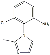 3-chloro-2-(2-methyl-1H-imidazol-1-yl)aniline 结构式