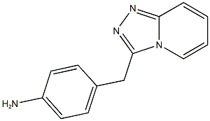 4-([1,2,4]triazolo[4,3-a]pyridin-3-ylmethyl)aniline 结构式