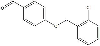 4-[(2-chlorophenyl)methoxy]benzaldehyde 结构式