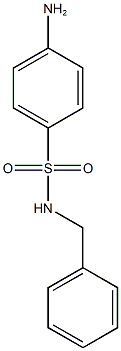 4-amino-N-benzylbenzene-1-sulfonamide 结构式