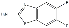 5,6-difluoro-1,3-benzothiazol-2-amine 结构式