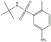 5-amino-N-tert-butyl-2-methylbenzene-1-sulfonamide 结构式