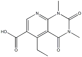 5-ethyl-1,3-dimethyl-2,4-dioxo-1H,2H,3H,4H-pyrido[2,3-d]pyrimidine-6-carboxylic acid 结构式