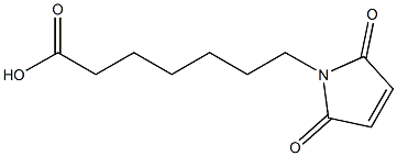 7-(2,5-dioxo-2,5-dihydro-1H-pyrrol-1-yl)heptanoic acid 结构式