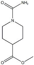 methyl 1-carbamoylpiperidine-4-carboxylate 结构式