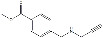 methyl 4-[(prop-2-yn-1-ylamino)methyl]benzoate 结构式