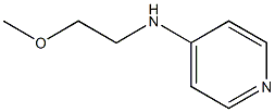 N-(2-methoxyethyl)pyridin-4-amine 结构式