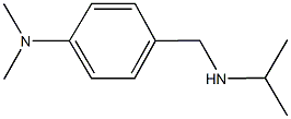 N,N-dimethyl-4-[(propan-2-ylamino)methyl]aniline 结构式