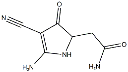 2-(5-AMINO-4-CYANO-3-OXO-2,3-DIHYDRO-1H-PYRROL-2-YL)ACETAMIDE 结构式