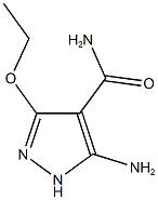 5-AMINO-3-ETHOXY-1H-PYRAZOLE-4-CARBOXAMIDE 结构式