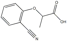 2-(2-CYANOPHENOXY)PROPANOIC ACID 结构式