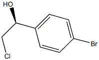 (1S)-1-(4-BROMOPHENYL)-2-CHLOROETHANOL 结构式