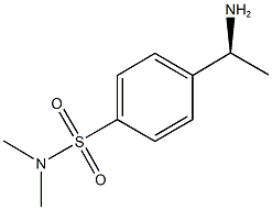 4-[(1S)-1-AMINOETHYL]-N,N-DIMETHYLBENZENESULFONAMIDE 结构式