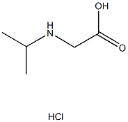 (ISOPROPYLAMINO)ACETIC ACID HYDROCHLORIDE 结构式