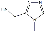 (4-METHYL-4H-1,2,4-TRIAZOL-3-YL)METHYLAMINE 结构式