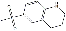 6-(methylsulfonyl)-1,2,3,4-tetrahydroquinoline 结构式