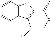 methyl 3-(bromomethyl)-1-benzofuran-2-carboxylate 结构式