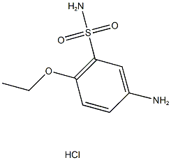 5-amino-2-ethoxybenzenesulfonamide hydrochloride 结构式