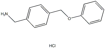 1-[4-(phenoxymethyl)phenyl]methanamine hydrochloride 结构式