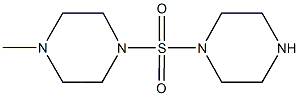 1-methyl-4-(piperazin-1-ylsulfonyl)piperazine 结构式