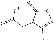 (3-methyl-5-oxo-4,5-dihydroisoxazol-4-yl)acetic acid 结构式