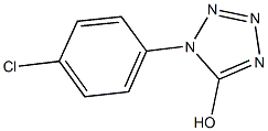 1-(4-CHLOROPHENYL)-1H-TETRAZOL-5-OL 结构式