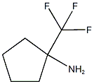 1-(trifluoromethyl)cyclopentanamine 结构式