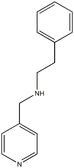 (2-phenylethyl)(pyridin-4-ylmethyl)amine 结构式
