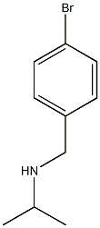 [(4-bromophenyl)methyl](propan-2-yl)amine 结构式