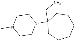 [1-(4-methylpiperazin-1-yl)cycloheptyl]methylamine 结构式